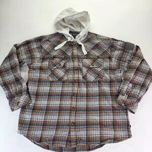 Howitzer We The People Iron Savage Don't Tread On Me Hooded Flannel Shirt XXL